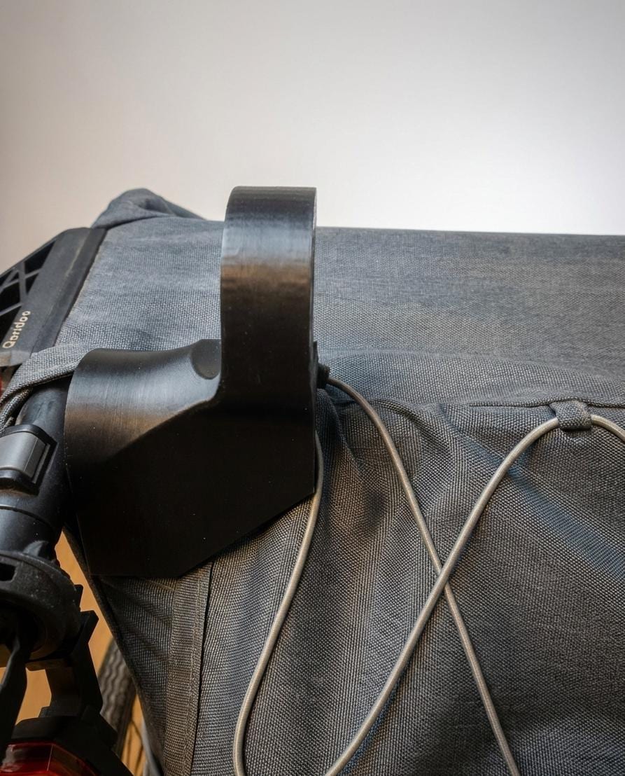 Qeridoo Kidgoo Fahrradhalter – Detailansicht Befestigung